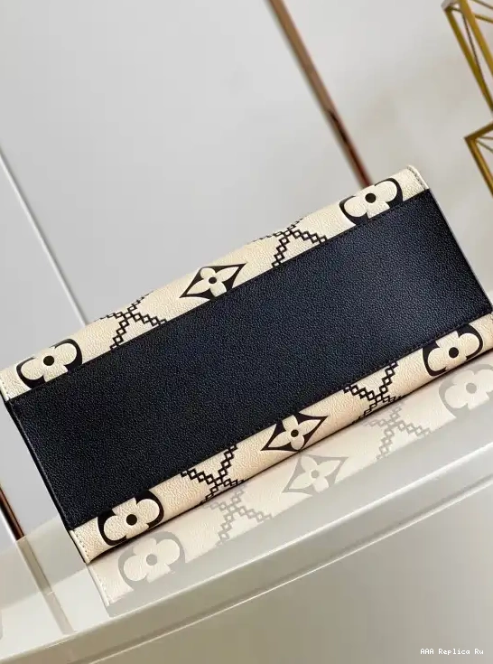 AAA Pruses Bags VUITTON ONTHEGO MM LOUIS 0602